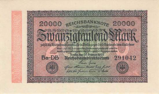 20000 Mark 1923 ro.84e DB